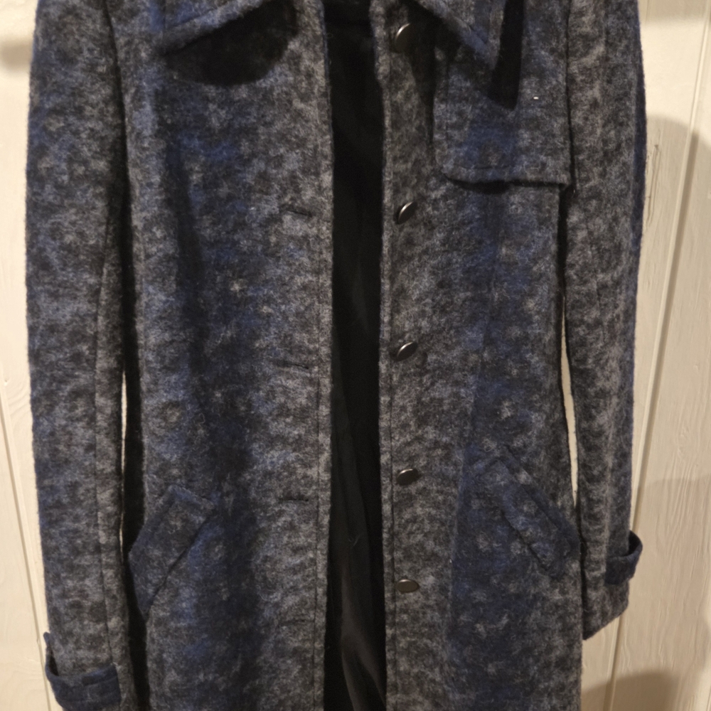Gryphon Navy and Charcoal Trench Coat